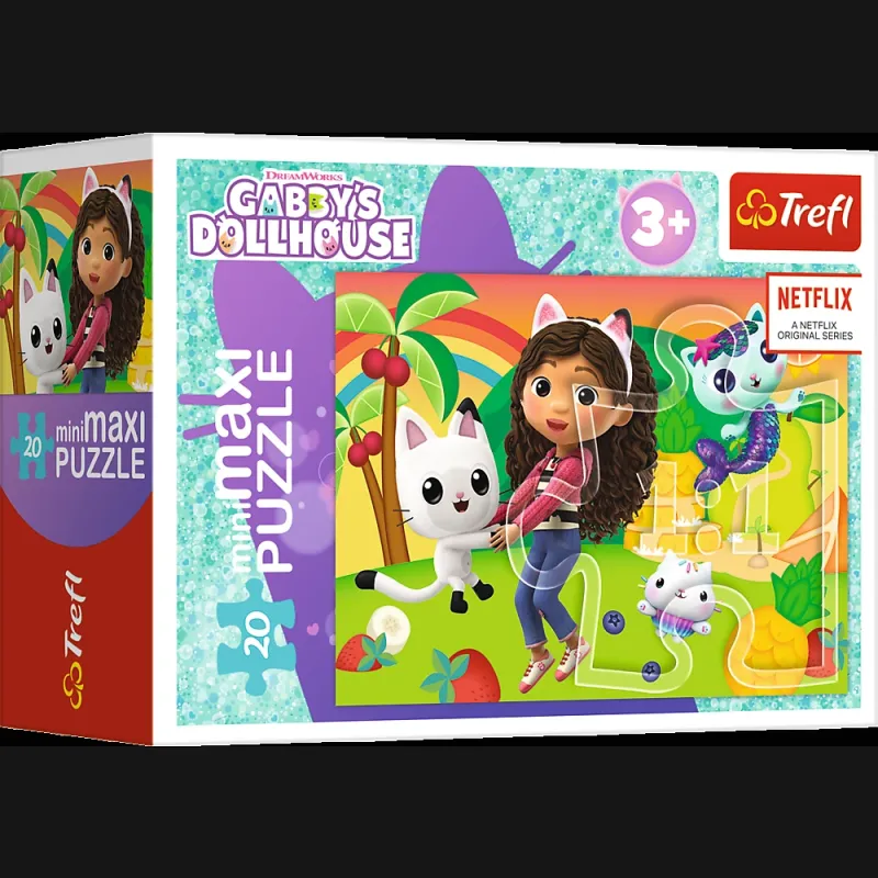 TREFL GABBY´S DOLLHOUSE Puzle mini maxi, 20 gab.