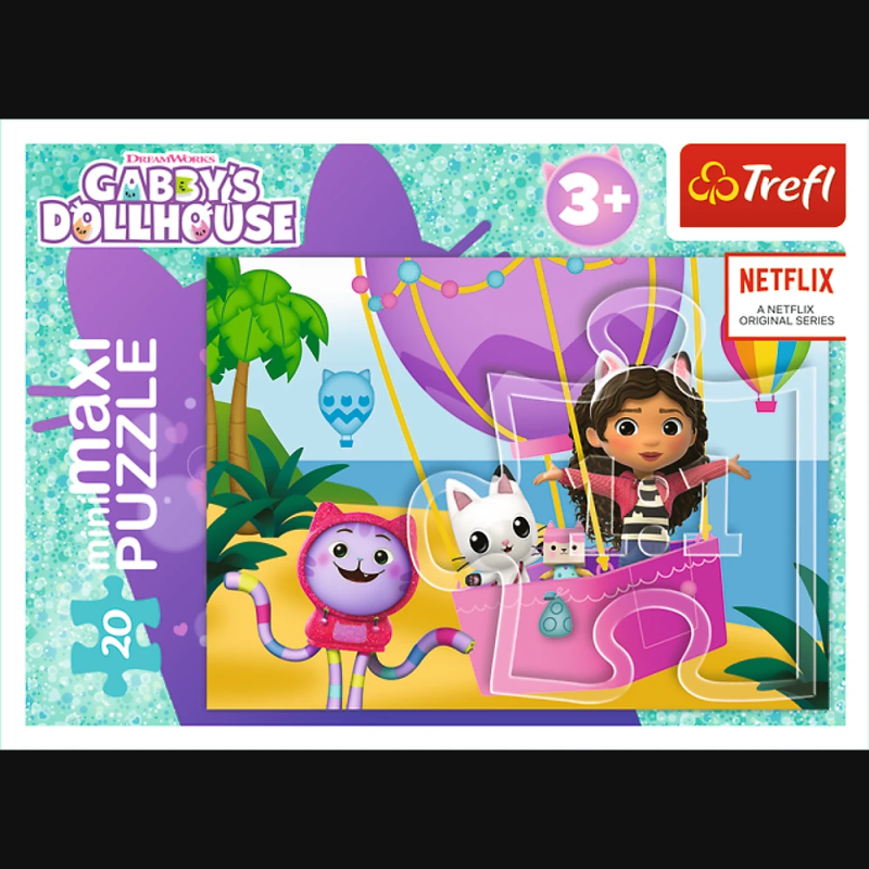 TREFL GABBY´S DOLLHOUSE Puzle mini maxi, 20 gab.