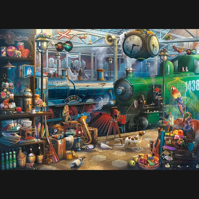 TREFL Dėlionė „Traukinių stotis“, 6000 det.