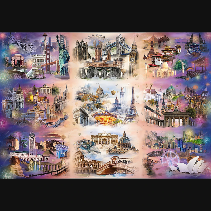 TREFL Prime Puzzle Pilsētas, 13500 gab.