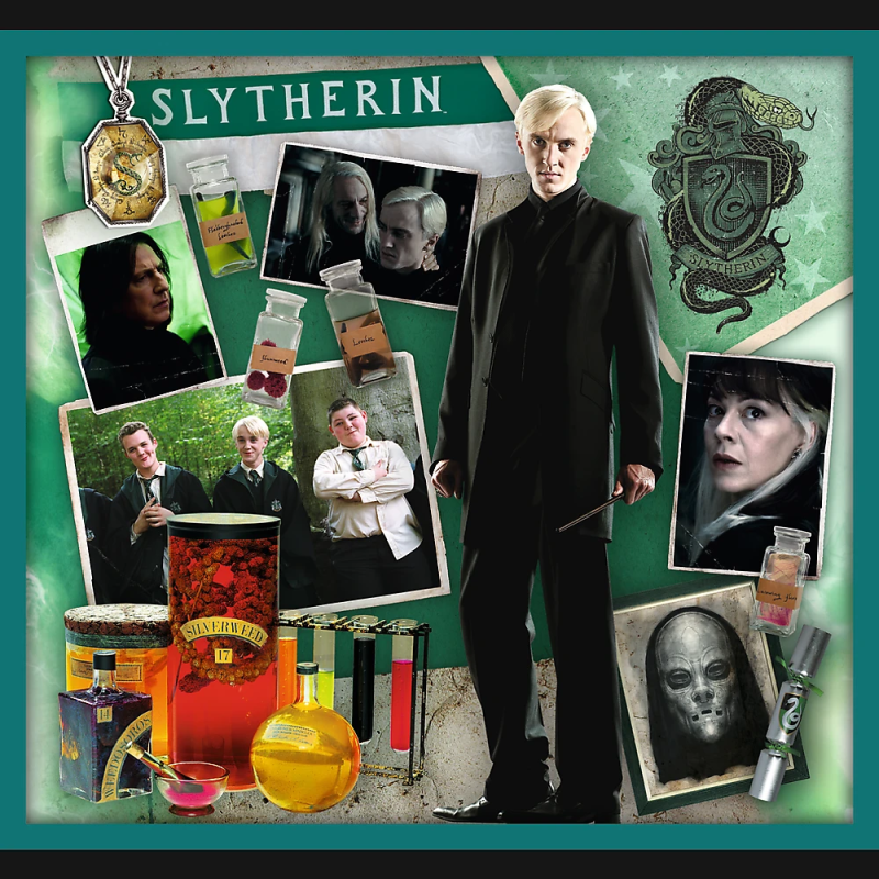 TREFL HARRY POTTER Pužļu komplekts 10in1