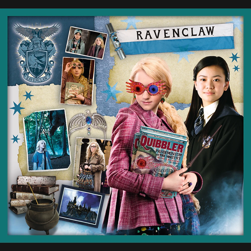 TREFL HARRY POTTER Pužļu komplekts 10in1