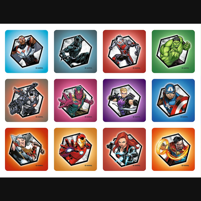 TREFL AVENGERS Puzles komplekts 30 gab + 48 gab + 24 memo