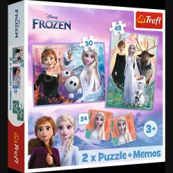 TREFL FROZEN Pusle ja memo komplekt Frozen 2