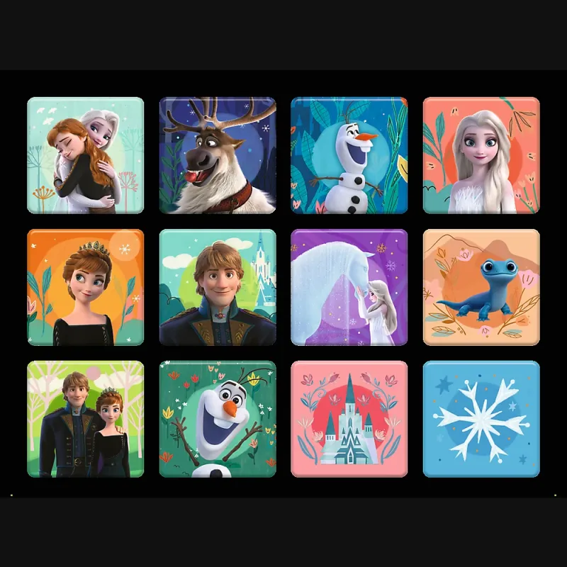 TREFL FROZEN Puzle 30+48+24 memo Ledus Sirds 2