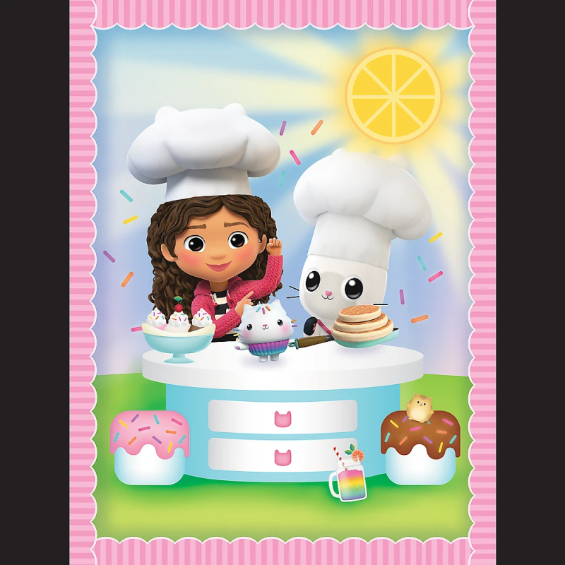 TREFL GABBY´S DOLLHOUSE Puzles komplekts 30 gab + 48 gab + 24 memo