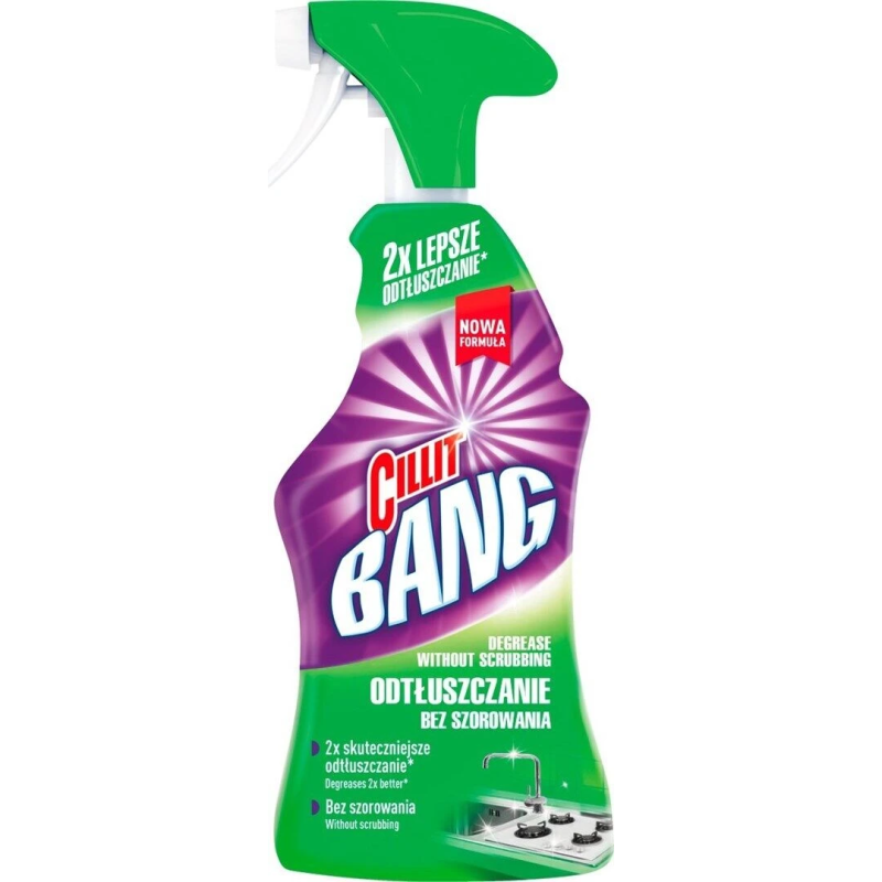 Tīrīšanas līdzeklis Cillit Bang Grease&Smudge 750ml
