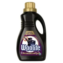 Šķidrais veļas mazgāšanas līdzeklis WOOLITE DARKS DENIM BLACK. 0.9 l. 15sk.