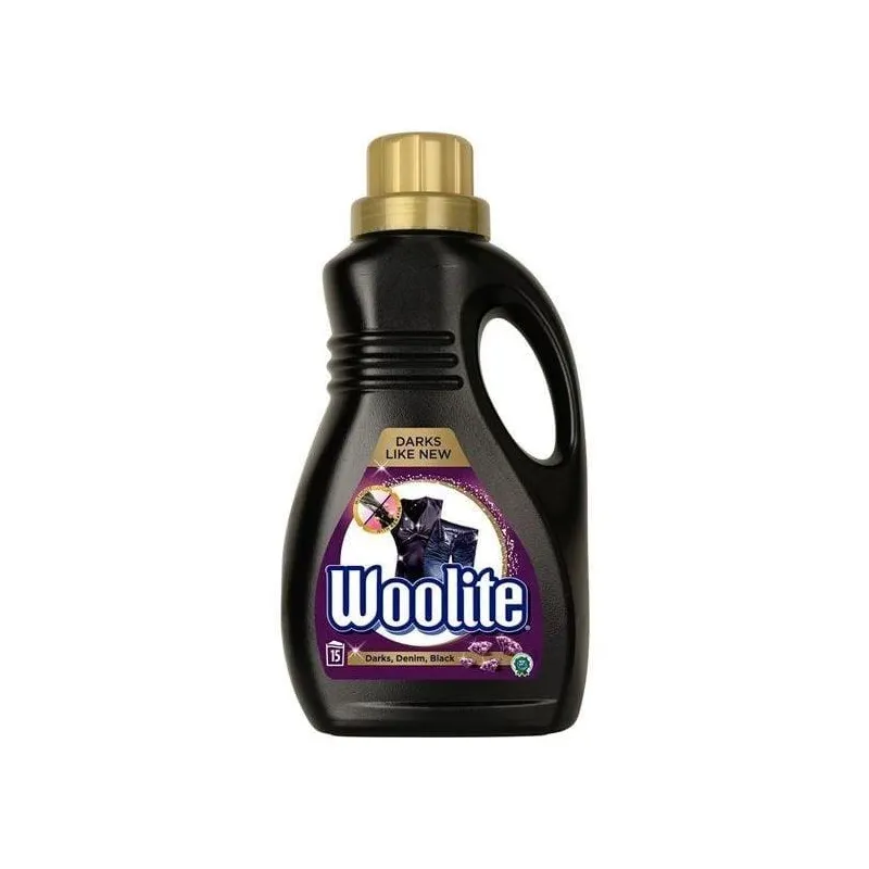 Šķidrs mazgāšanas līdzeklis Woolite Darks Denim Black, 0.9 l