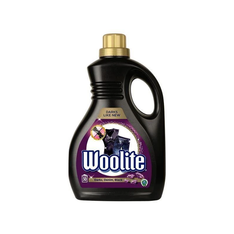 Šķidrais veļas mazgāšanas līdzeklis WOOLITE DARKS DENIM BLACK. 1.8 l. 30sk.