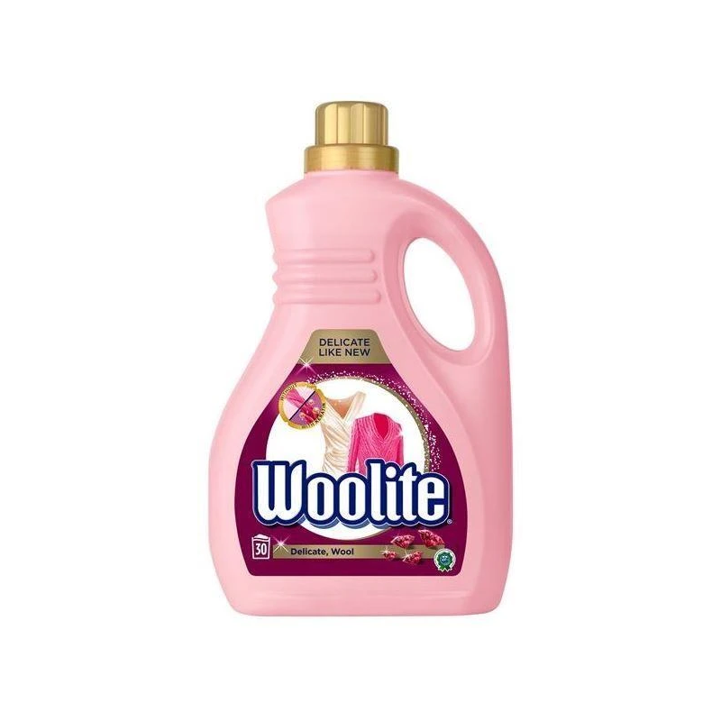Šķidrais veļas mazgāšanas līdzeklis WOOLITE DELICATE WOOL. 1.8 l. 30 mazg.