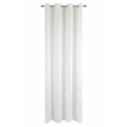 Ready-made curtains on rings Eurofirany LUCY 140 × 250 cm, cream color