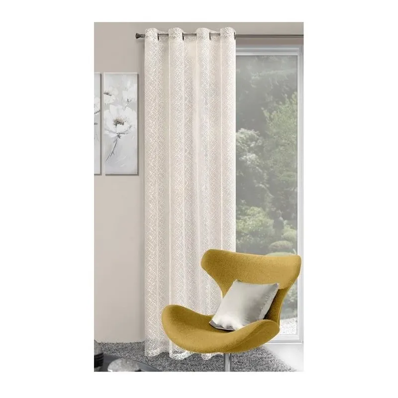 Dieninė užuolaida Amanda, smėlio sp.-smėlio ruda sp., 140 cm x 250 cm