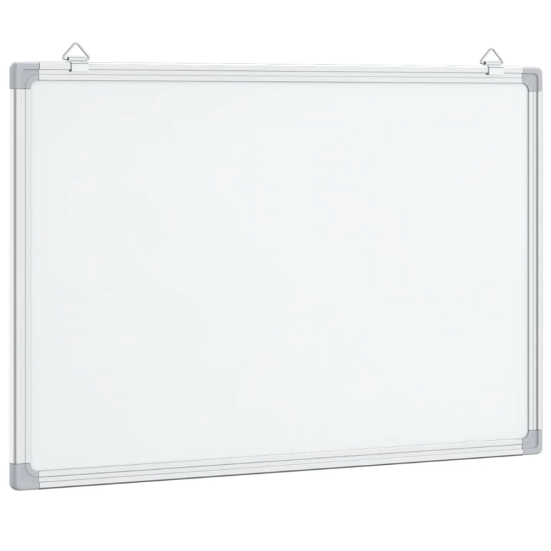 vidaXL magnētiska tāfele, balta, 40x30x1,7 cm, alumīnijs