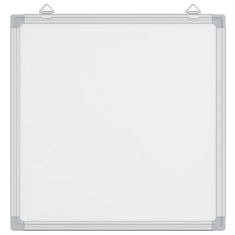 vidaXL magnētiska tāfele, balta, 40x40x1,7 cm, alumīnijs