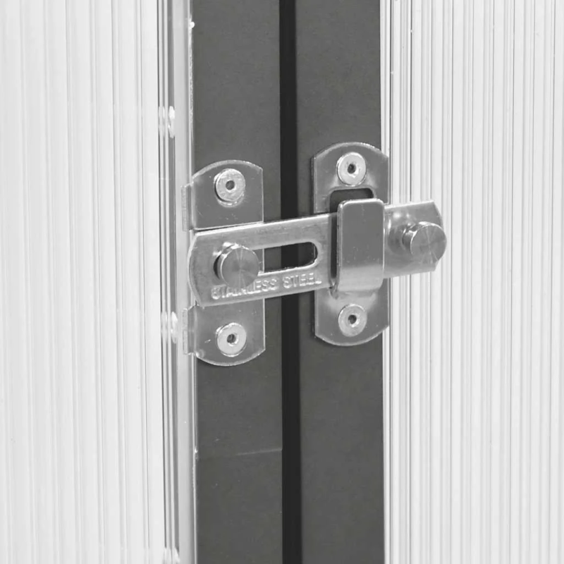 vidaXL siltumnīca ar pamatnes rāmi, antracītpelēks, 169x58x202 cm