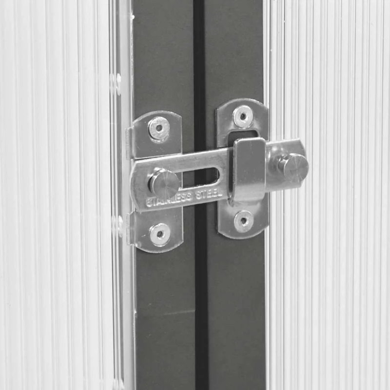 vidaXL siltumnīca ar pamatnes rāmi, antracītpelēks, 445x169x195 cm