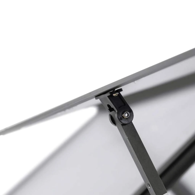 vidaXL siltumnīca ar pamatnes rāmi, antracītpelēks, 169x169x202 cm