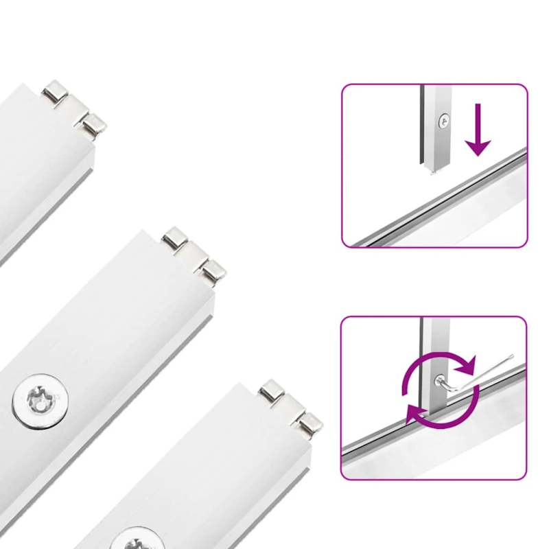 vidaXL siltumnīca ar pamatnes rāmi, sudraba, 224x169x195 cm, alumīnijs