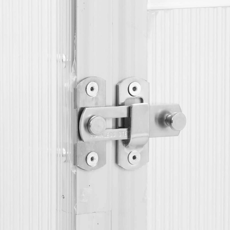 vidaXL siltumnīca ar pamatnes rāmi, sudraba, 224x169x195 cm, alumīnijs