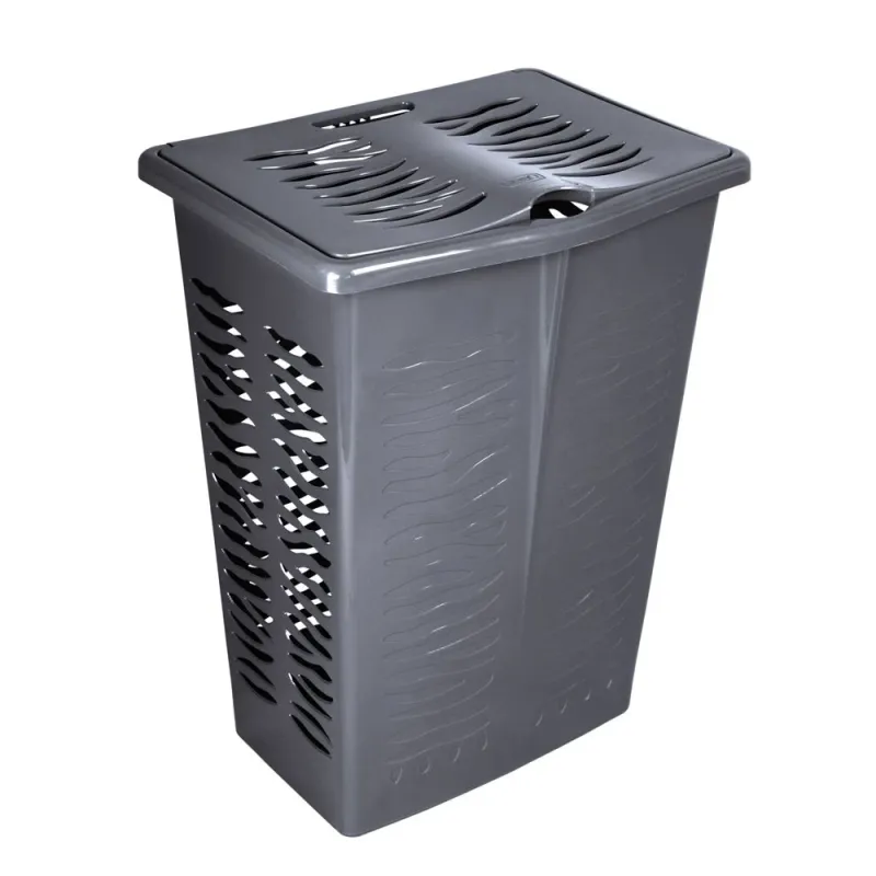 Veļas grozs 42L Zebra pelēks