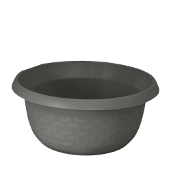 Bļoda apaļa Cotton 15L, tumši pelēka
