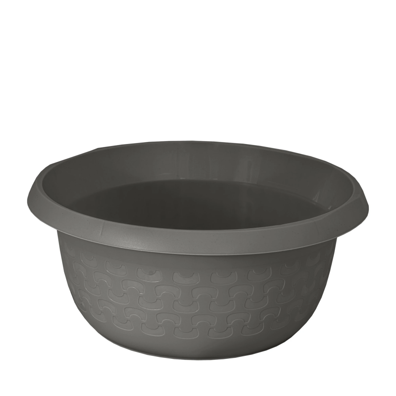 Bļoda apaļa Cotton 15L, tumši pelēka