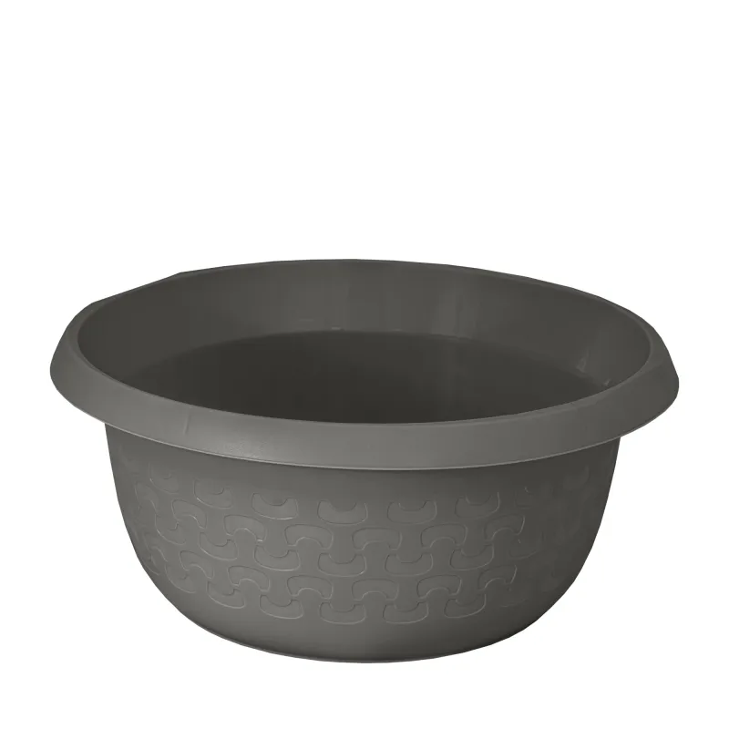 Bļoda apaļa Cotton 15L, tumši pelēka