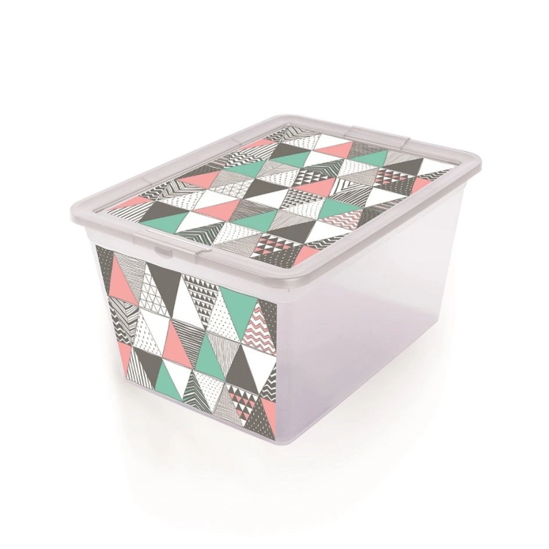 Uzglabāšanas kaste 30L X box, Triangles