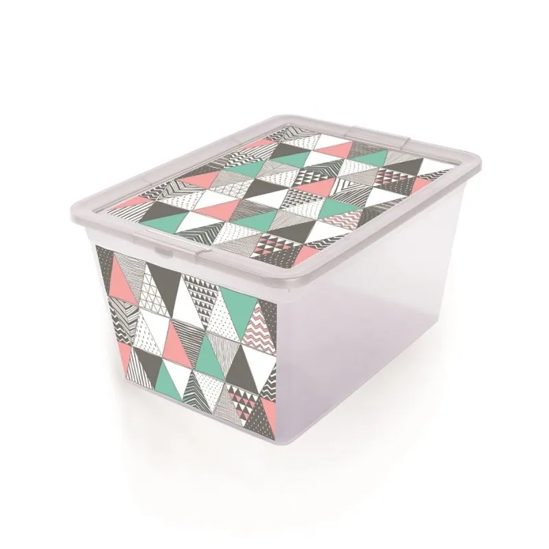 Uzglabāšanas kaste 30L X box, Triangles