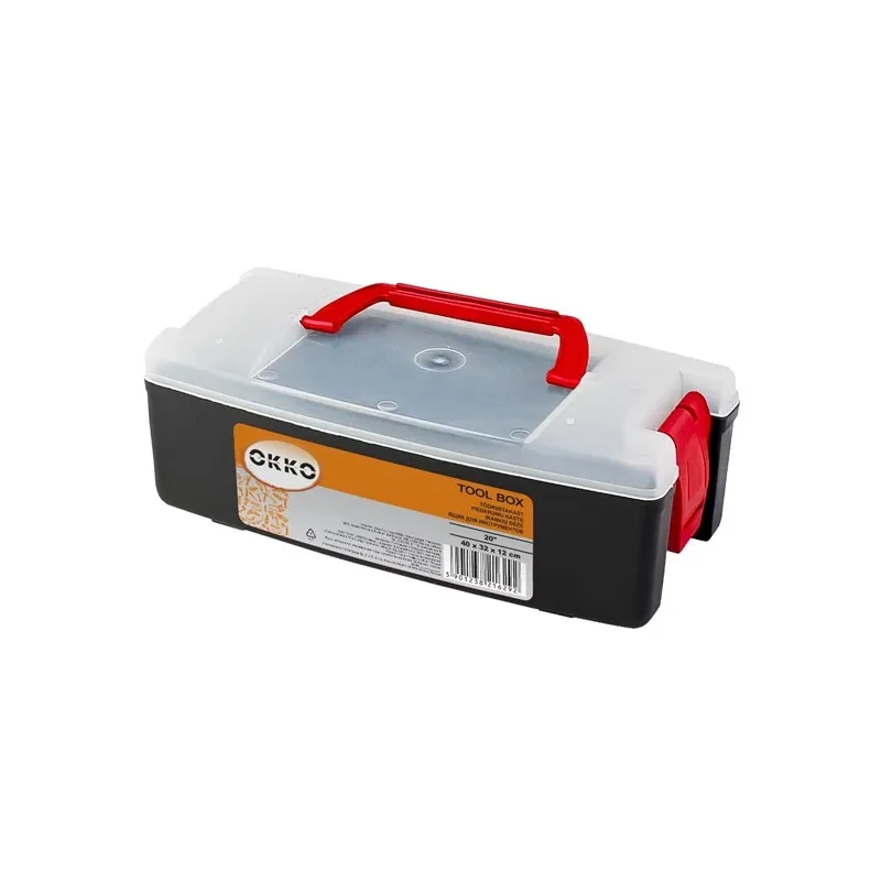 Ящик для инструментов Okko, 24 см x 11.5 см x 9.5 см, черный цв.