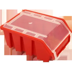 Kaste Ergobox 2 ar vaku sarkana