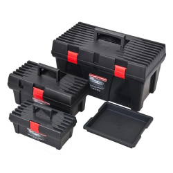 Okko instrumentu kastes komplekts. 3 gab. 31 cm x 13 cm x 16 cm