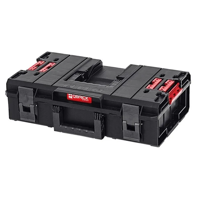 Instrumentu kaste Qbrick VARIO 200, 58.5 cm x 38.5 cm x 17.1 cm, melna krās.-sarkana krās.