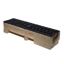 Kanāls ar čuguna režģi 0,5m h100