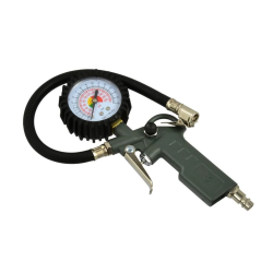 Pistole riepu pumpēšanai ar manometru 63mm 0-12 Bar