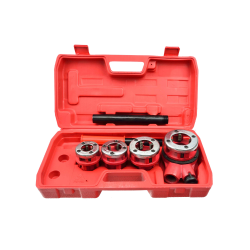 Vītņgriežņu kompl.santehnikai 1-2"līdz 1-1-4" 4gb Geko