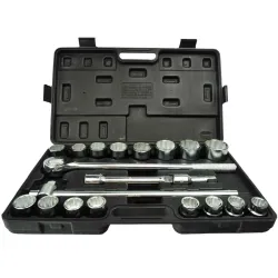 Gala atslēgu kompl. 3-4 19-50mm 12-kanšu 21gb koferī