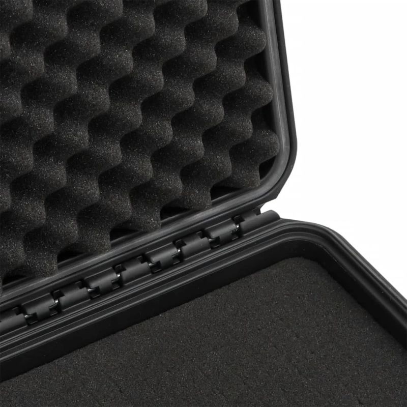 vidaXL pārnēsājams lidojumu koferis, melns, 79,5x51,5x30,5 cm, PP