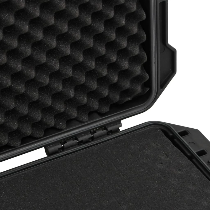 vidaXL pārnēsājams lidojumu koferis, melns, 100,5x42x17 cm, PP