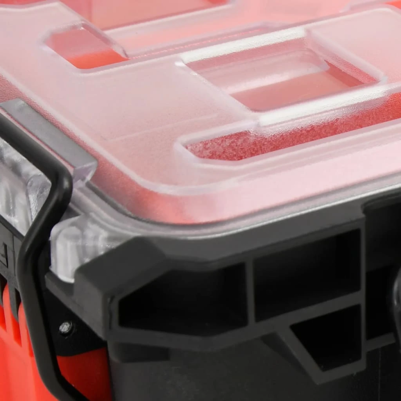 vidaXL pārnēsājams lidojumu koferis, melns, 55,5x34,5x13,5 cm, PP