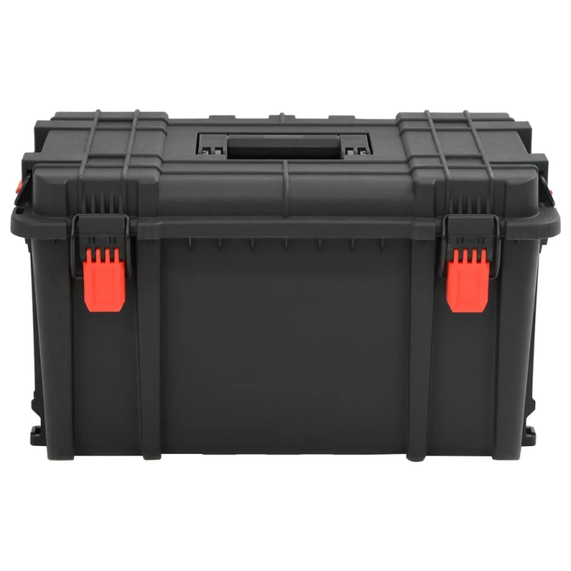 vidaXL pārnēsājams lidojumu koferis, melns, 57x35x32,5 cm, PP