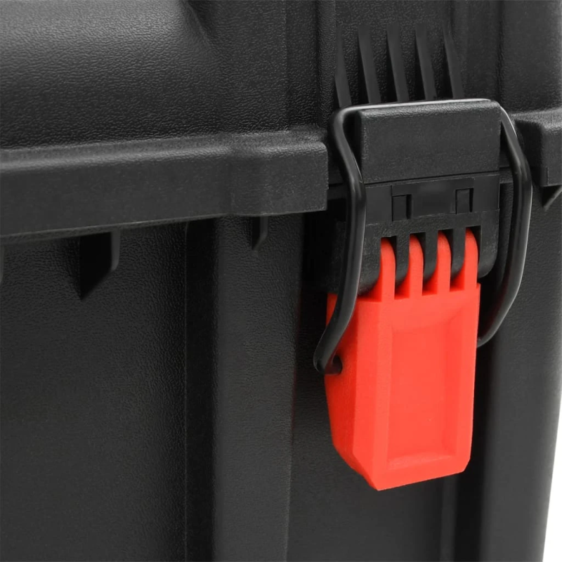 vidaXL pārnēsājams lidojumu koferis, melns, 57x35x32,5 cm, PP