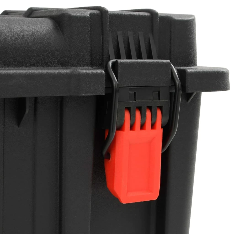 vidaXL pārnēsājams lidojumu koferis, melns, 56,5x45,5x48 cm, PP