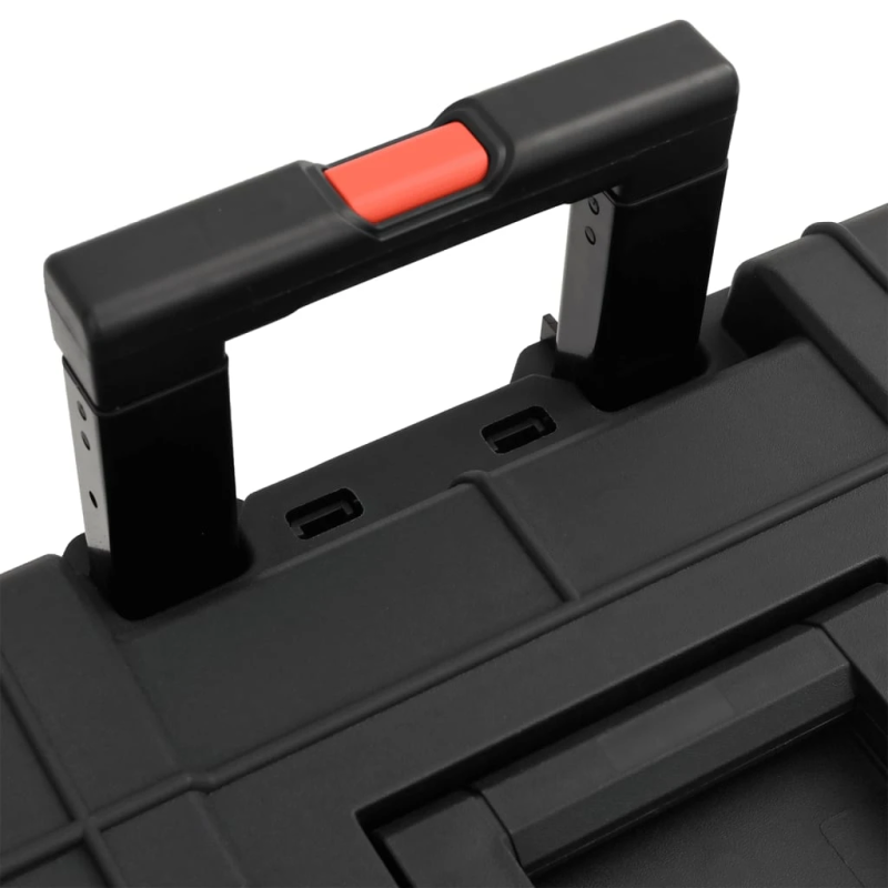 vidaXL pārnēsājams lidojumu koferis, melns, 56,5x45,5x48 cm, PP