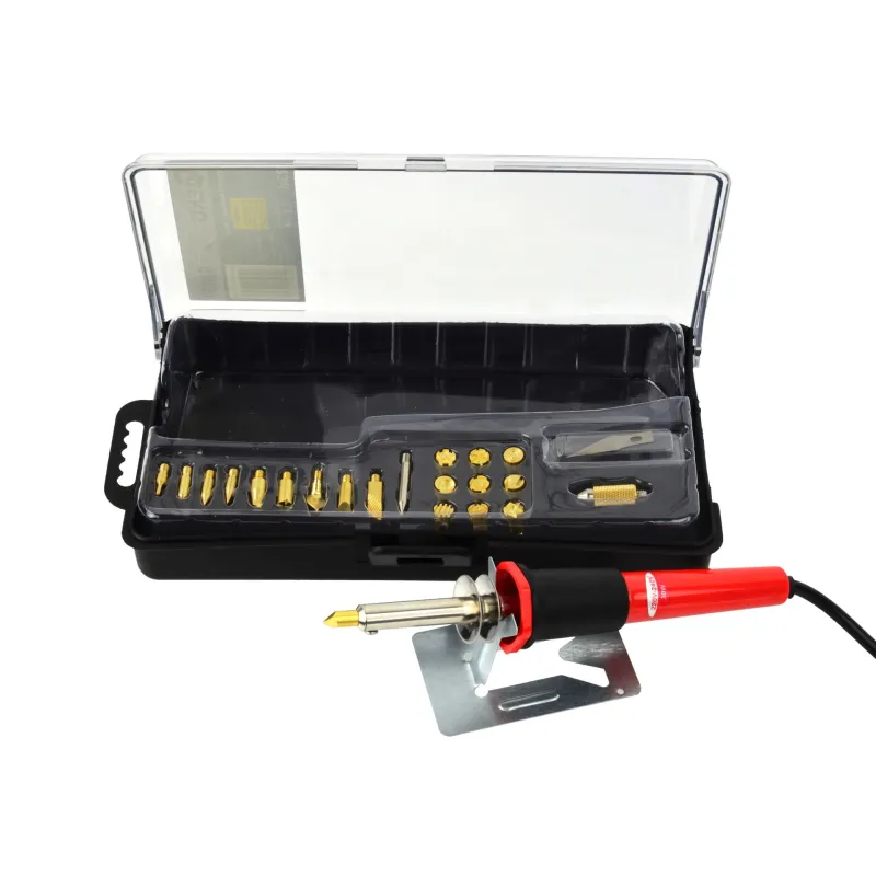 Koka iededzināšanas komplekts ar 22 uzgaliem kaste