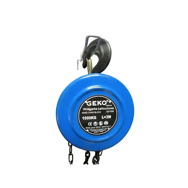 Ķēdes pacēlājs 1000kg 3m Geko Premium