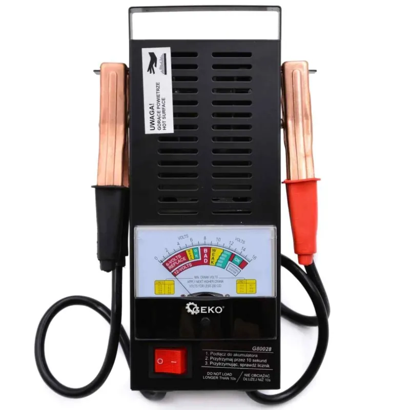 Svina akumulatora testeris zem slodzes 6-12V
