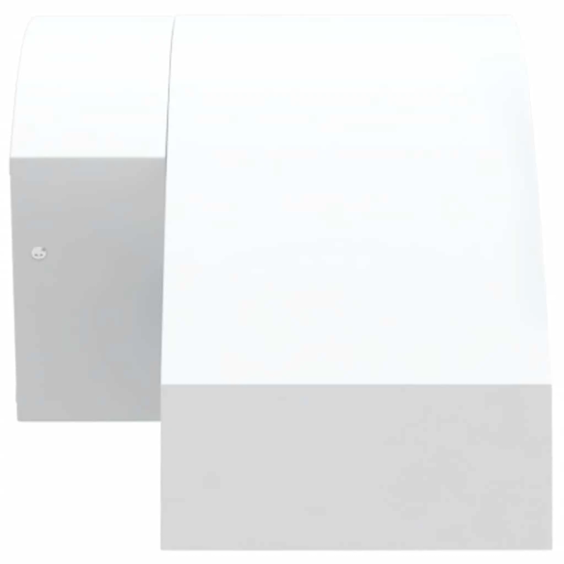 vidaXL āra LED sienas lampas ar sensoru 2 gab. balta liets alumīnijs