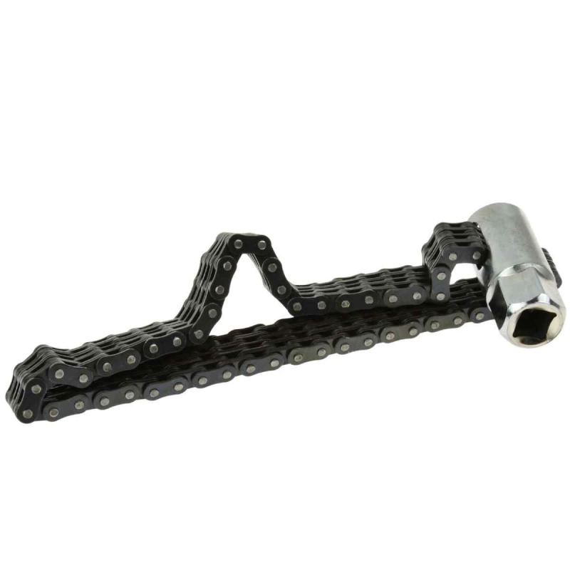 Eļļas filtra atslēga ar dub. ķēdi 1-2" līdz d.130mm